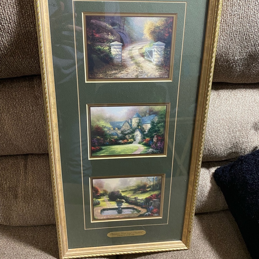 Thomas Kinkade framed